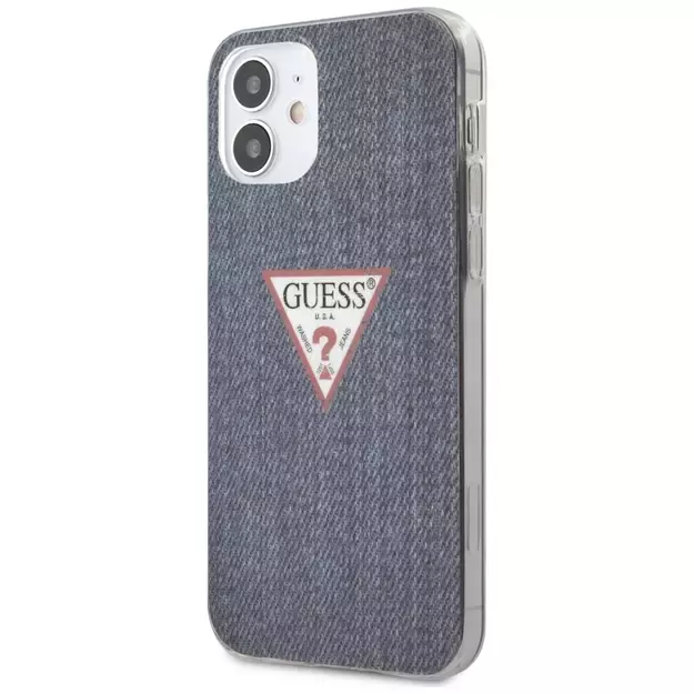 Guess GUHCP12SPCUJULDB iPhone 12 mini 5.4&quot  navy/dark blue hardcase Jeans Collection 8