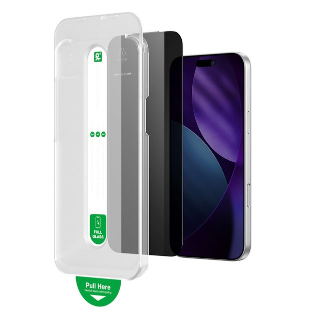 AmazingThing Titan Vision 7 Tempered Glass for iPhone 17 Pro Privacy 1