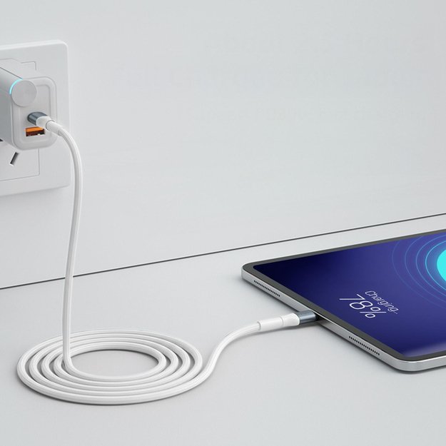 3mk Hyper Cable 3mk Hyper Cable N-SERIES USB-C / USB-C 1m 20V/3A 60W / white 2