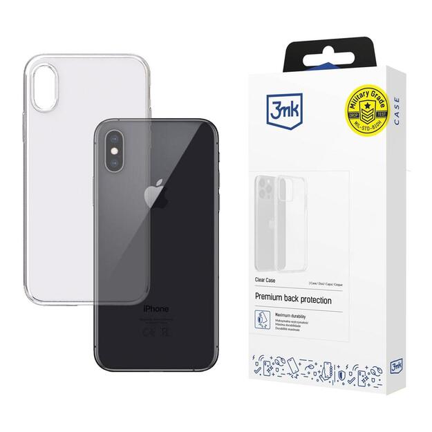 3mk Clear Case for iPhone Xs - transparent