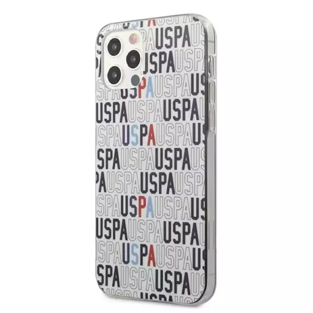 US Polo USHCP12MPCUSPA6 iPhone 12/12 Pro 6,1  biały/white Logo Mania Collection 1