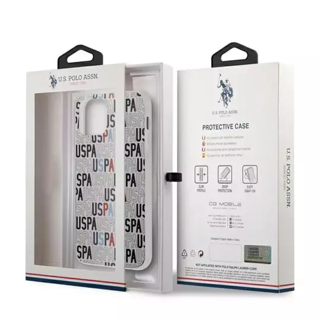 US Polo USHCP12MPCUSPA6 iPhone 12/12 Pro 6,1  biały/white Logo Mania Collection 9