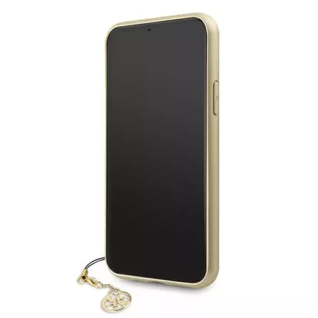 Guess GUHCN61GF4GBR iPhone 11 6.1&quot  / Xr brown/brown hard case 4G Charms Collection 3