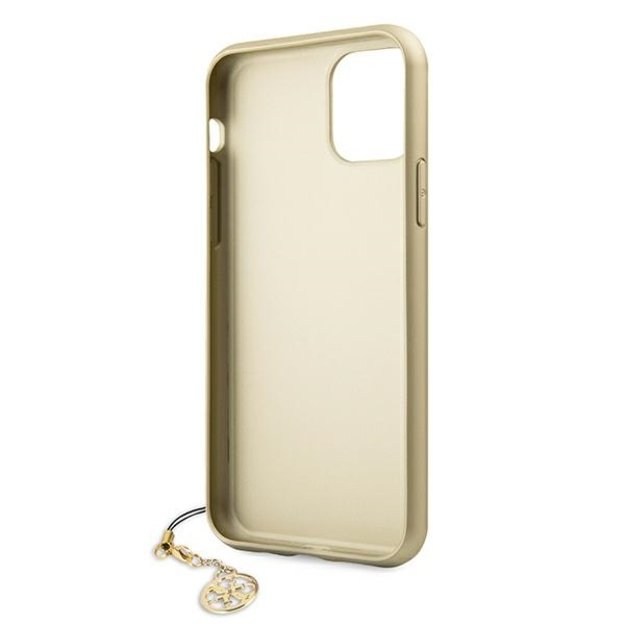 Guess GUHCN61GF4GBR iPhone 11 6.1&quot  / Xr brown/brown hard case 4G Charms Collection 11