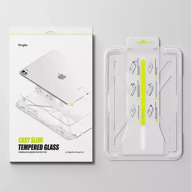 Ringke Easy Slide Tempered Glass for iPad Pro 11&quot  2024 (5th Gen.) 6