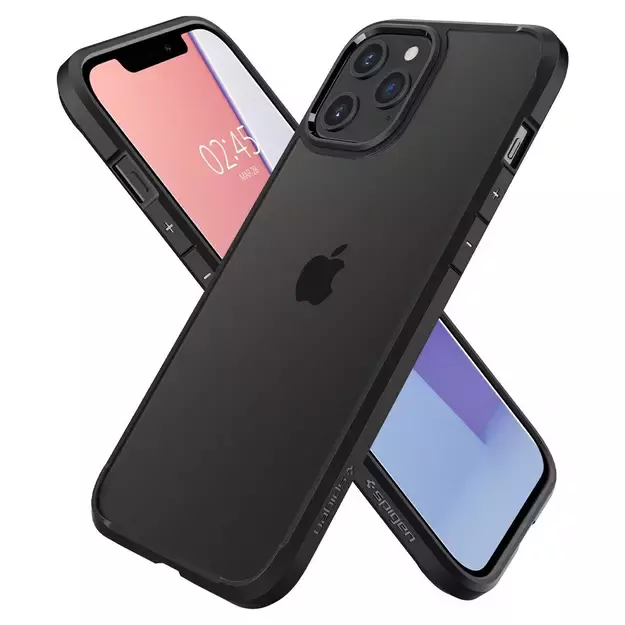 Spigen Ultra Hybrid Case for iPhone 12 / iPhone 12 Pro - Matte Black 42