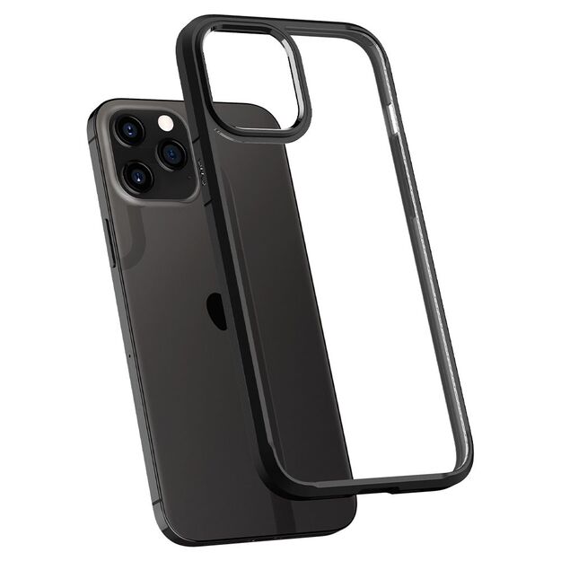 Spigen Ultra Hybrid Case for iPhone 12 / iPhone 12 Pro - Matte Black 18