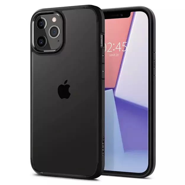 Spigen Ultra Hybrid Case for iPhone 12 / iPhone 12 Pro - Matte Black 37