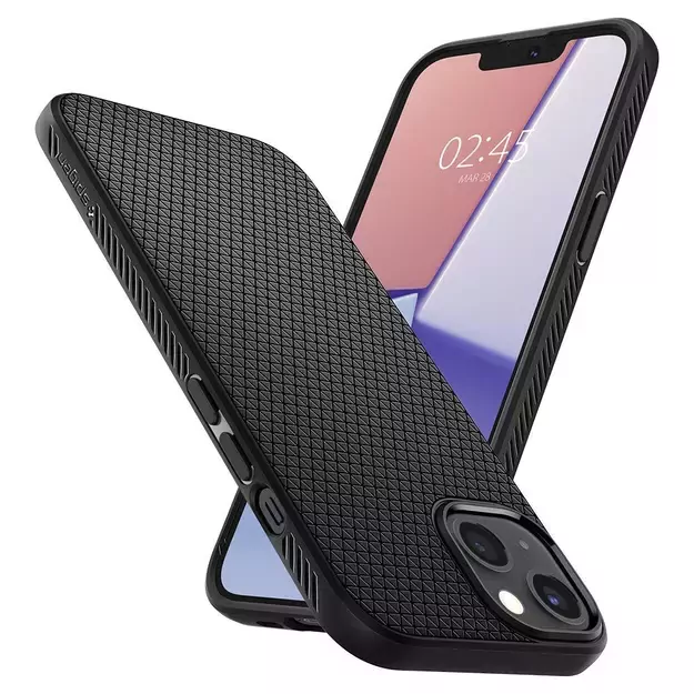Spigen Liquid Air Case for iPhone 13 mini - Matte Black 7