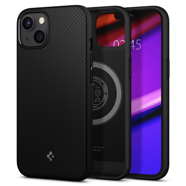 Spigen Mag Armor Case with MagSafe for iPhone 13 - Matte Black 9