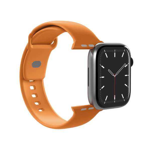 Puro Icon Silicone Strap for Apple Watch 44 / 45 / 46 / 49 mm - Orange