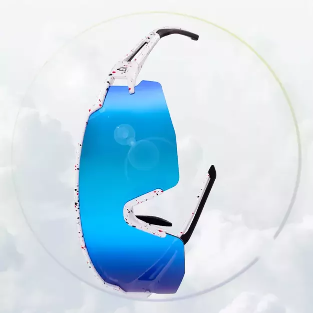 Rockbros Polarized Cycling Glasses with UV Protection and Corrective Insert Blue Lenses - White 6