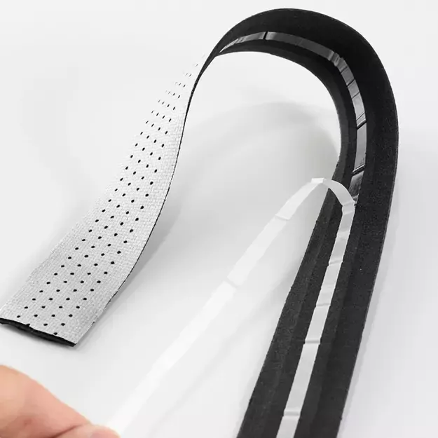 Rockbros Perforated Silicone Handlebar Tape - White 7
