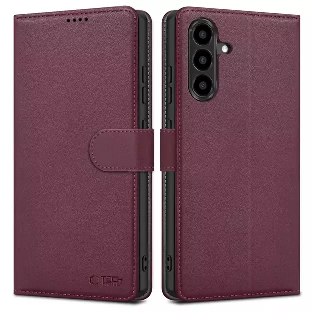 Tech-Protect Wallet Case for Samsung Galaxy A56 5G - Burgundy