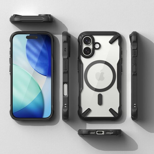 Ringke Fusion X Magnetic MagSafe Case for iPhone 17 - Black 4