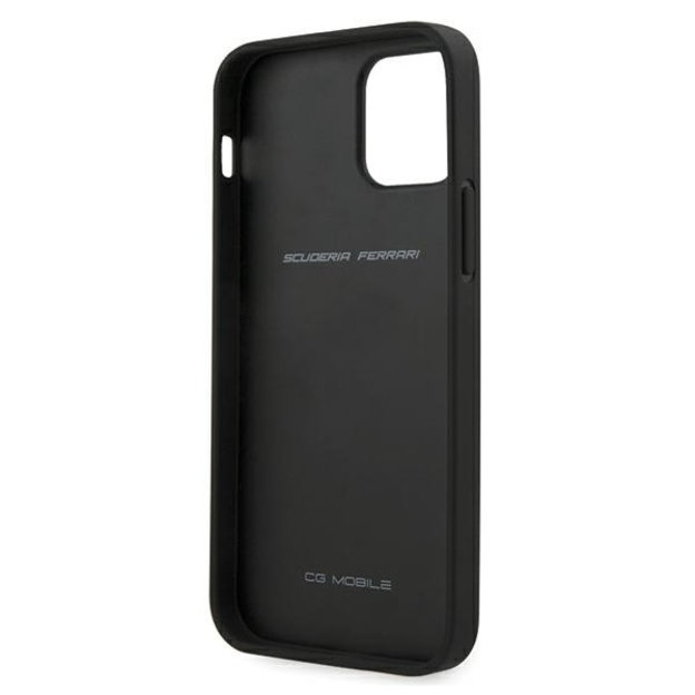 Ferrari FEOGOHCP12MBK iPhone 12/12 Pro 6.1&quot  black/black hardcase Off Track Perforated 2