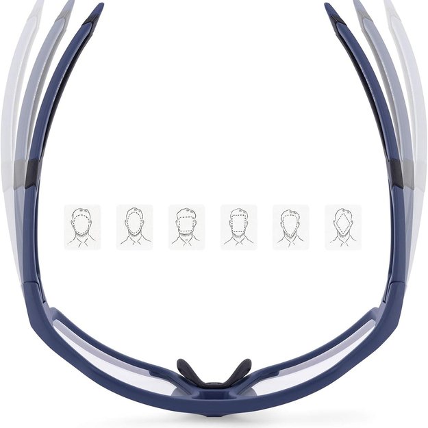 Rockbros SP216BL photochromic UV400 cycling glasses - blue 2