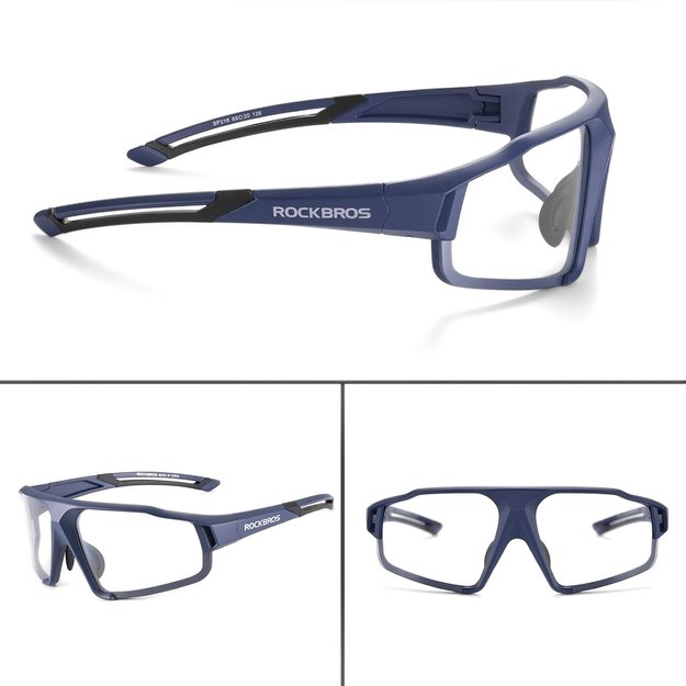 Rockbros SP216BL photochromic UV400 cycling glasses - blue 4