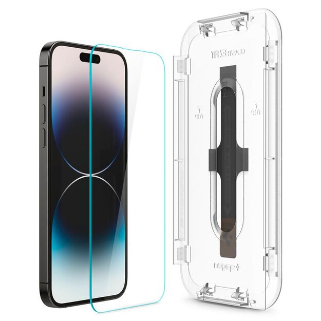 Spigen Glas.tR EZ Fit Tempered Glass for iPhone 14 Pro Max - 2 pcs. 2