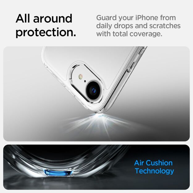 Spigen Ultra Hybrid iPhone 16e Case - Clear 12
