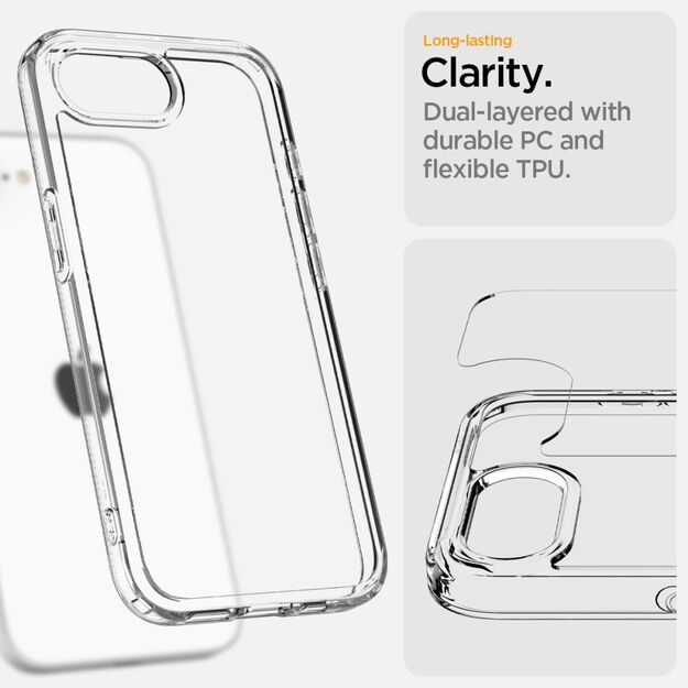 Spigen Ultra Hybrid iPhone 16e Case - Clear 11