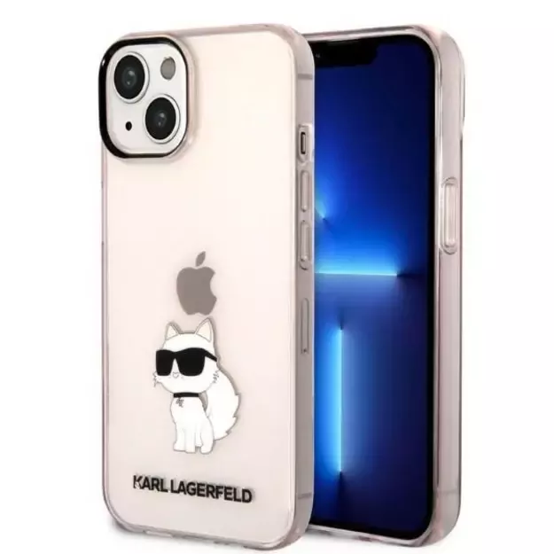 Karl Lagerfeld KLHCP14MHNCHTCP iPhone 14 Plus 6.7&quot  pink/pink hardcase Ikonik Choupette