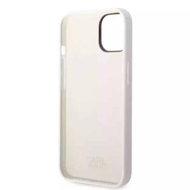 Karl Lagerfeld Silicone Choupette case for iPhone 14 Plus - white 6