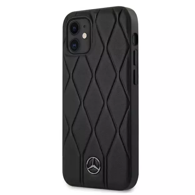 Mercedes MEHCP12SMULBK iPhone 12 mini 5,4  czarny/black hardcase Wave Line 4