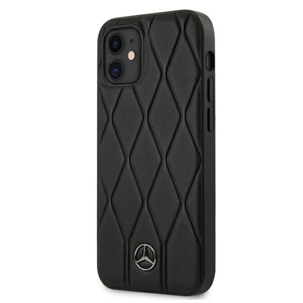 Mercedes MEHCP12SMULBK iPhone 12 mini 5,4  czarny/black hardcase Wave Line 1
