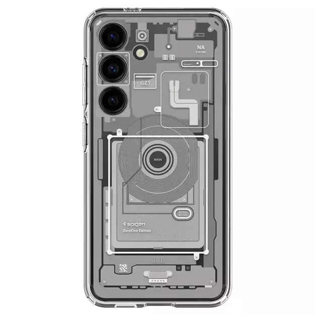 Spigen Ultra Hybrid Case for Samsung Galaxy S24 Zero One - White 1