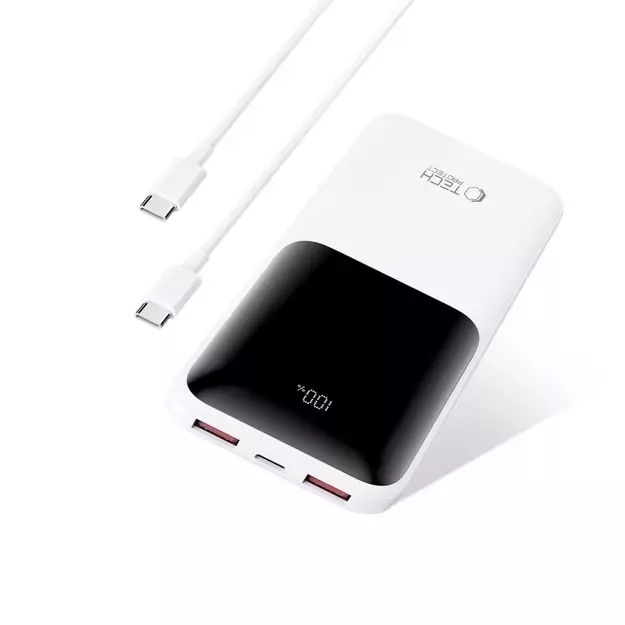 Powerbank Tech-Protect PB01 10000mAh 22.5W - white 10
