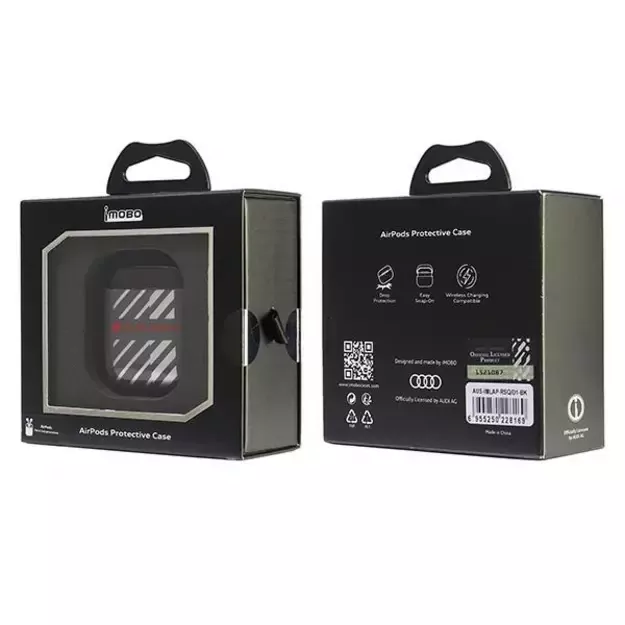 Audi IML Sport Case for AirPods 1 / 2 - Black 10
