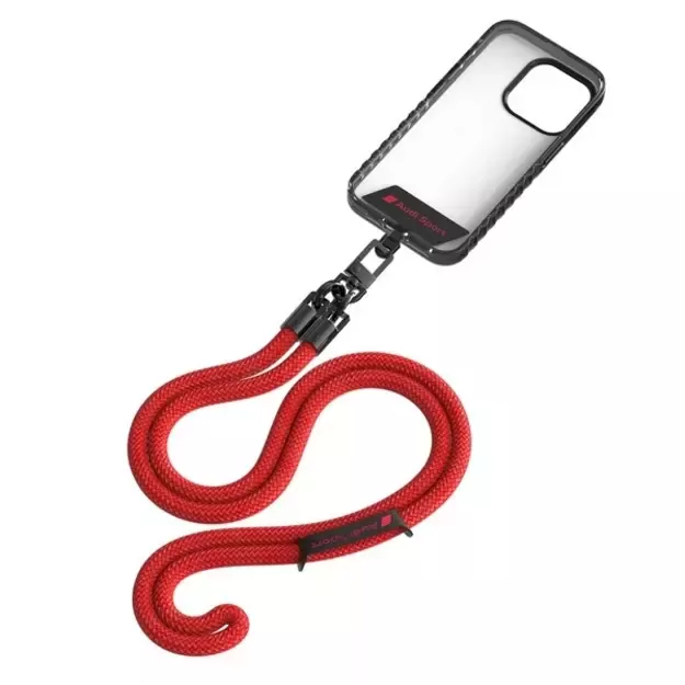 Audi Crossbody Universal Leash 120cm x 10mm - Red 3
