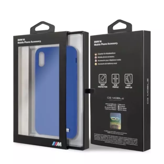 BMW Silicone M Collection iPhone X / Xs Case - Blue 6