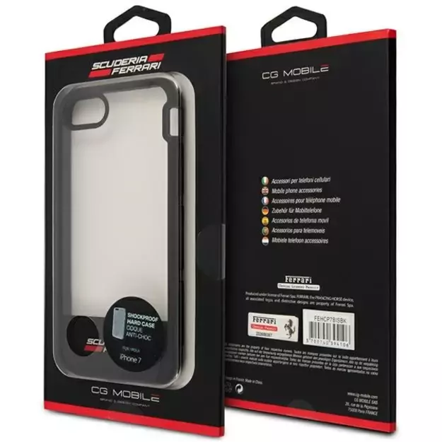 Ferrari Racing Shield Case for iPhone 7 / 8 / SE 2020 / SE 2022 - Semi-Transparent 7