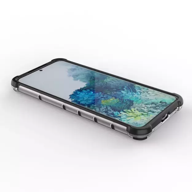 Honeycomb Case armor cover with TPU Bumper for Samsung Galaxy S21+ 5G (S21 Plus 5G) black 10