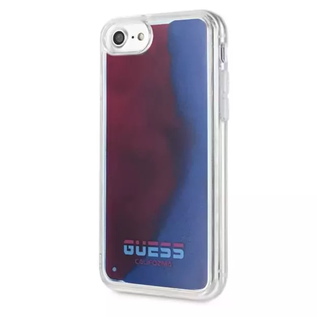 Guess California Glow in the dark case for iPhone 7 / 8 / SE 2020 - red 7