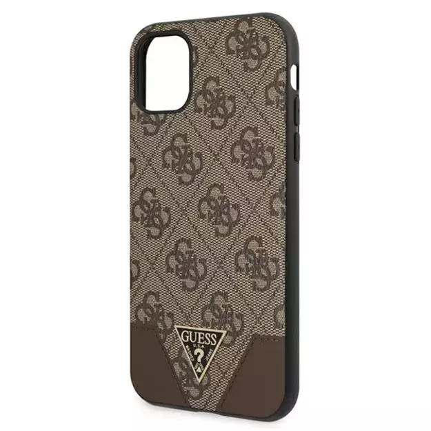 Guess 4G Triangle Collection case for iPhone 11 6.1&quot  / Xr 6.1&quot  - brown 9
