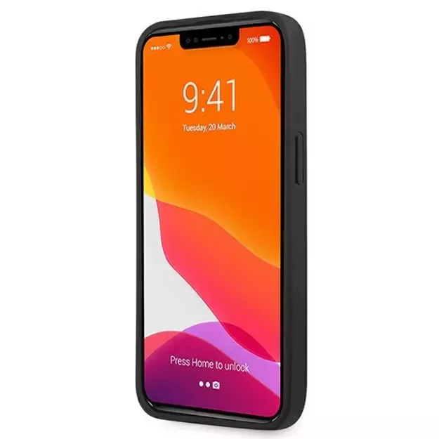 Guess Saffiano 4G Metal Logo case for iPhone 13 Pro / 13 6.1&quot  - black 11