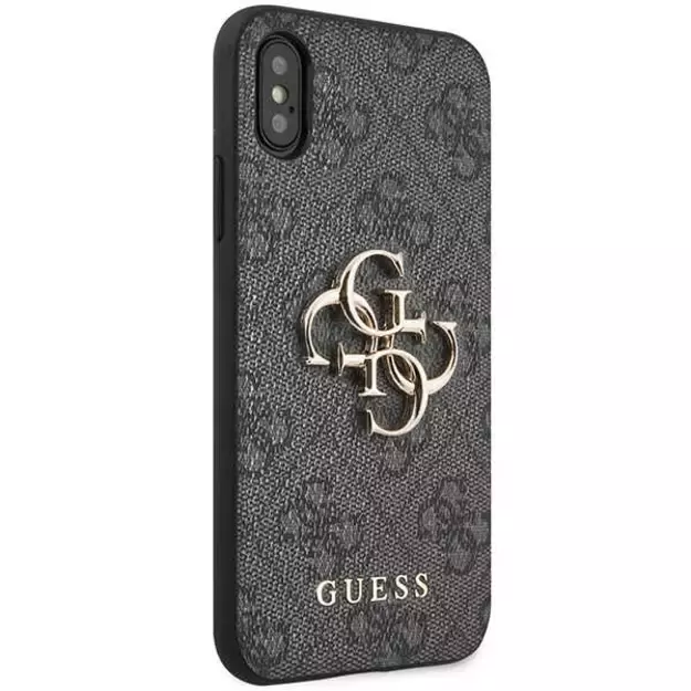 Guess 4G Big Metal Logo iPhone X/XS Case - Gray 9