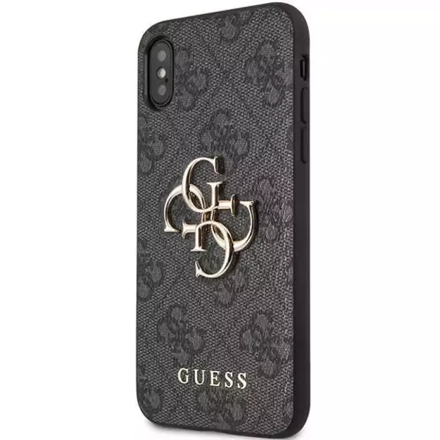 Guess 4G Big Metal Logo iPhone X/XS Case - Gray 7