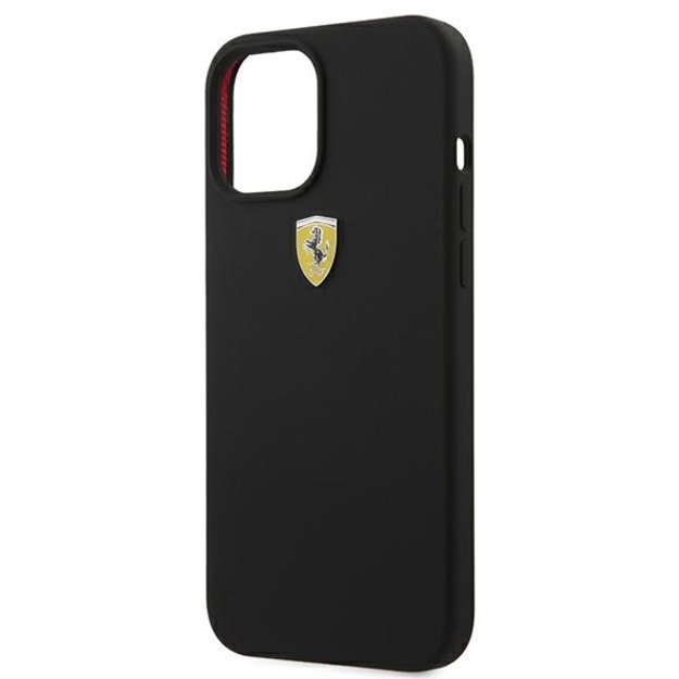 Ferrari FESSIHCP12LBK iPhone 12 Pro Max 6.7&quot  black/black hardcase On Track Silicone 5