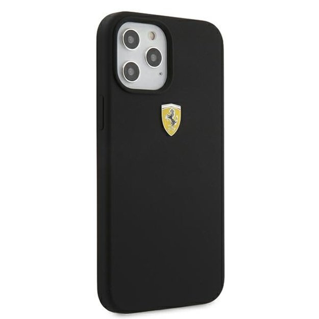 Ferrari FESSIHCP12LBK iPhone 12 Pro Max 6.7&quot  black/black hardcase On Track Silicone 3