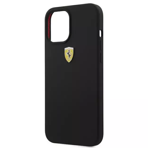 Ferrari FESSIHCP12LBK iPhone 12 Pro Max 6.7&quot  black/black hardcase On Track Silicone 13