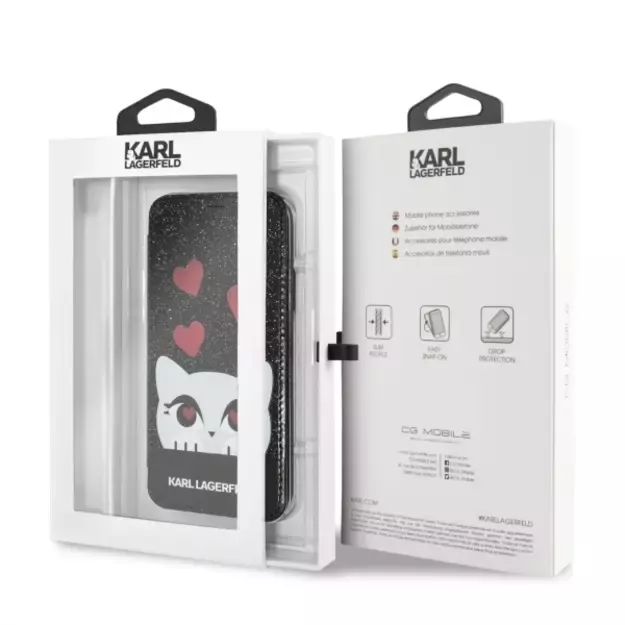 Karl Lagerfeld Valentine iPhone X/Xs Case - Black 12