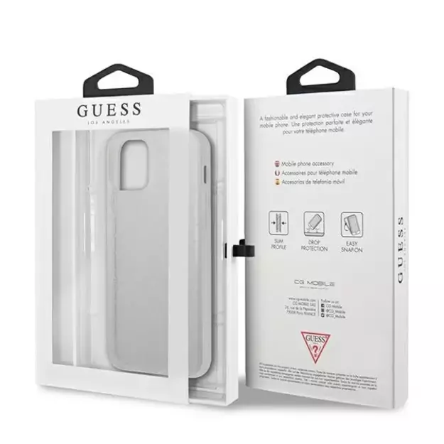 Guess GUHCP12M3D4GTR iPhone 12/12 Pro 6.1&quot  transparent hardcase 4G 3D Pattern Collection 14
