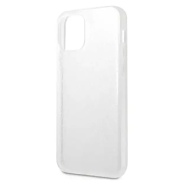 Guess GUHCP12M3D4GTR iPhone 12/12 Pro 6.1&quot  transparent hardcase 4G 3D Pattern Collection 12
