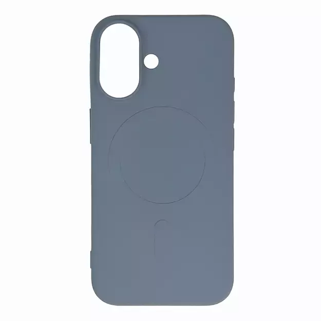 Liquid Silicone Case with MagSafe for iPhone 16e - Gray