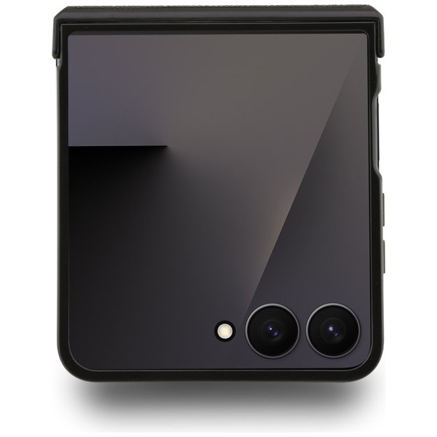 Karl Lagerfeld Saffiano Karl&amp Choupette Pin Case for Samsung Galaxy Z Flip 7 - Black 2