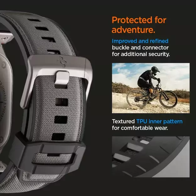 Spigen DuraPro Armor Strap for Apple Watch 44 / 45 / 46 / 49 mm - Gray 23